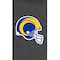 Dreamseat Curve Task Chair with Los Angeles Rams Helmet Logo XZOCCURVE-PSNFL20082 - alternate 7